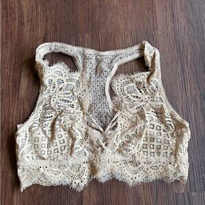 Victoria's Secret Beige Lace Bralette